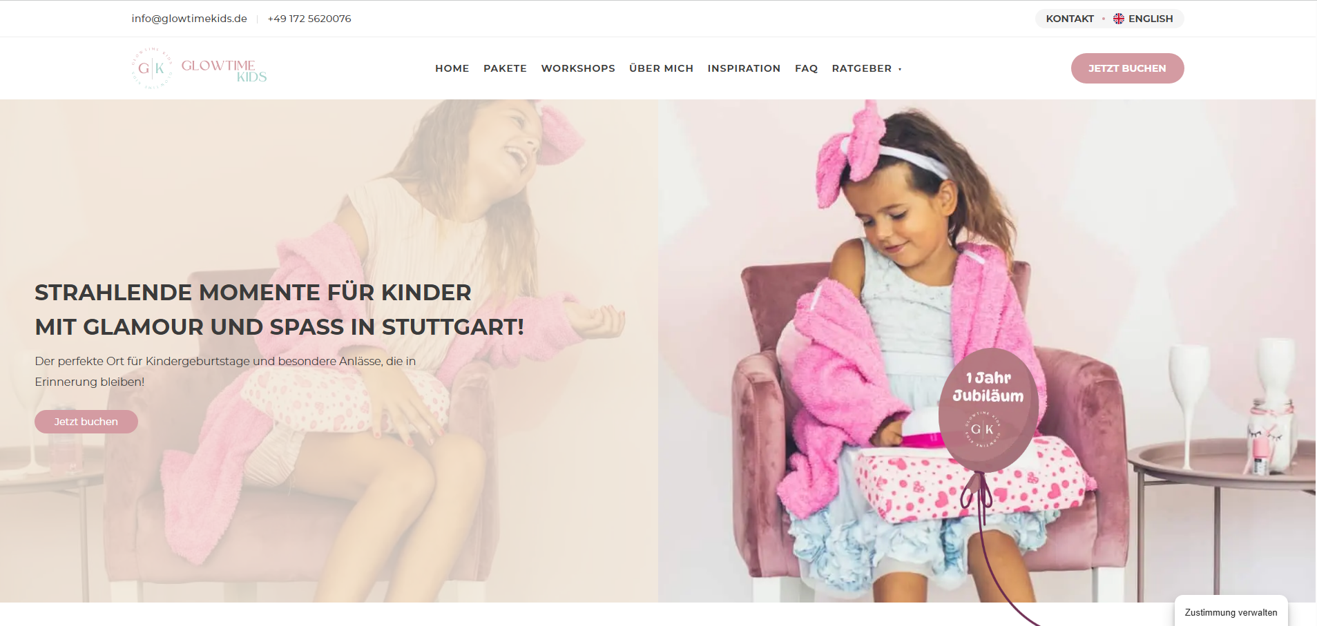 Glowtime Kids Website